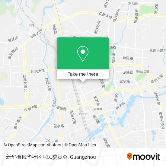 新华街凤华社区居民委员会 map