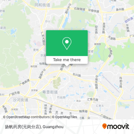 扬帆药房(元岗分店) map