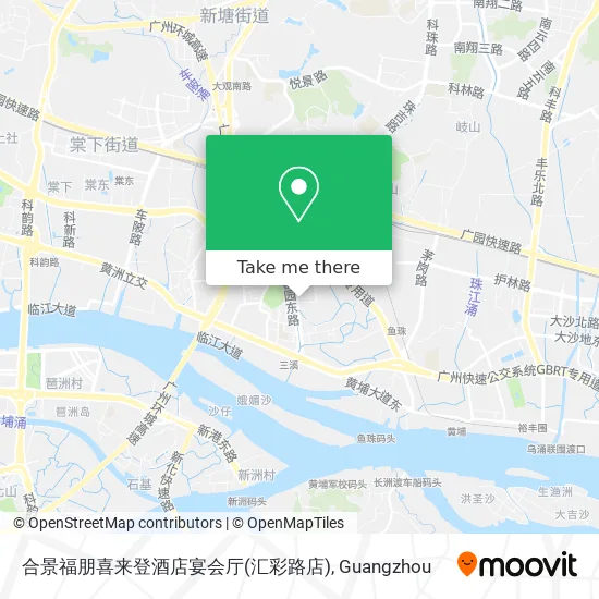 合景福朋喜来登酒店宴会厅(汇彩路店) map