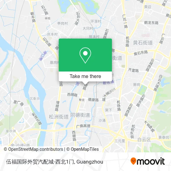 伍福国际外贸汽配城-西北1门 map