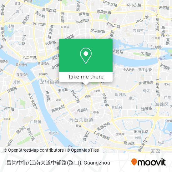 昌岗中街/江南大道中辅路(路口) map