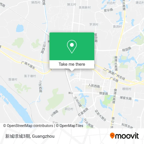 新城璟城3期 map