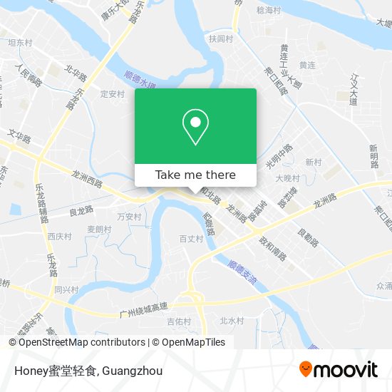 Honey蜜堂轻食 map
