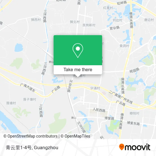 青云里1-4号 map