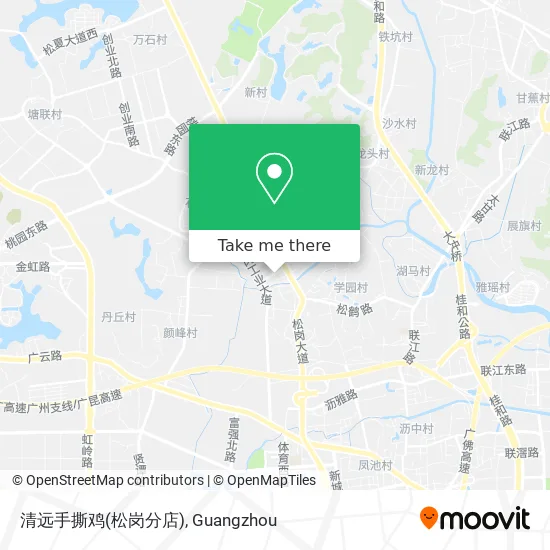 清远手撕鸡(松岗分店) map
