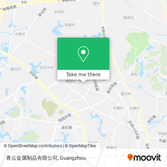 青云金属制品有限公司 map
