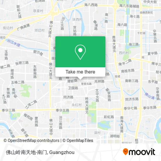 佛山岭南天地-南门 map