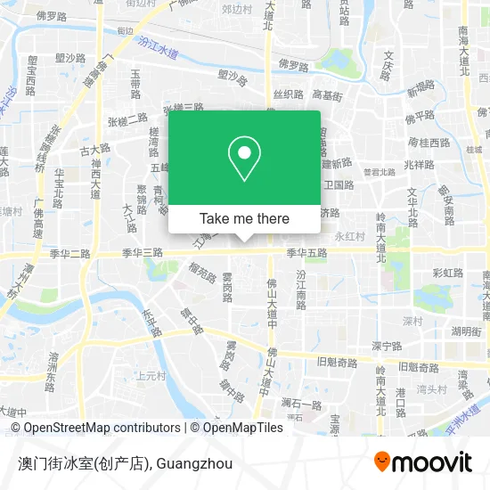 澳门街冰室(创产店) map
