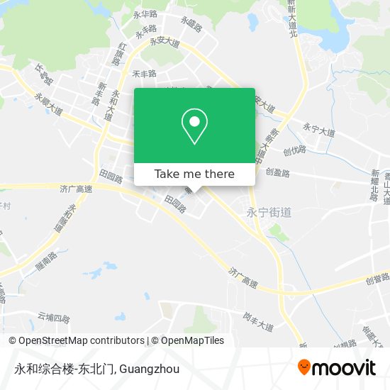 永和综合楼-东北门 map