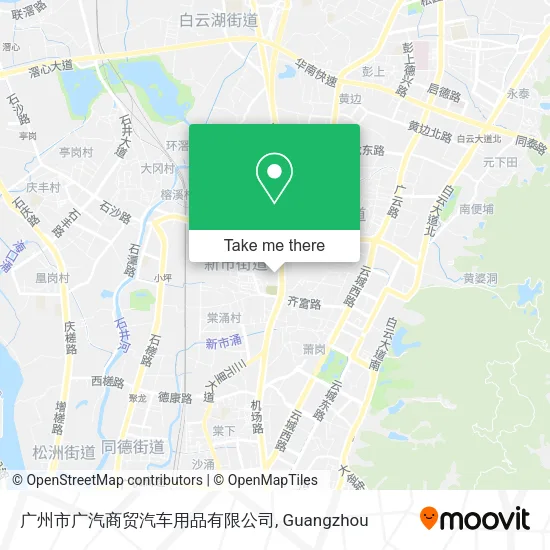 广州市广汽商贸汽车用品有限公司 map