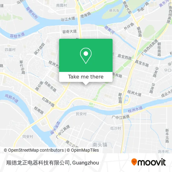 顺德龙正电器科技有限公司 map