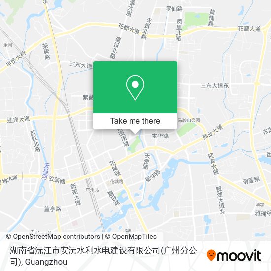 湖南省沅江市安沅水利水电建设有限公司(广州分公司) map