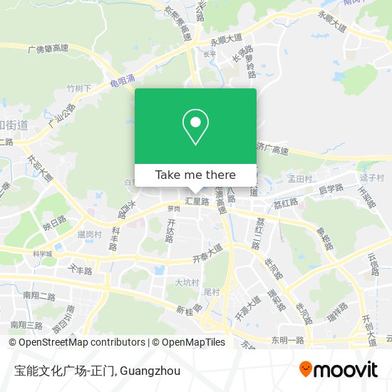 宝能文化广场-正门 map
