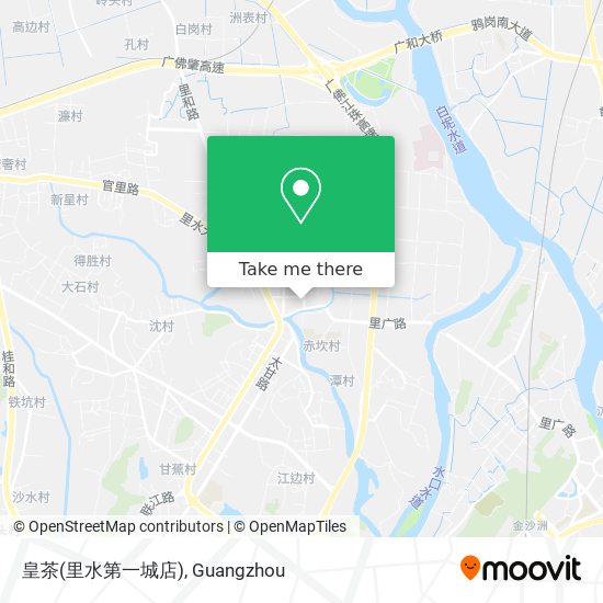 皇茶(里水第一城店) map