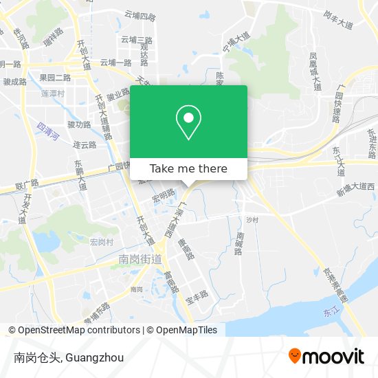 南岗仓头 map