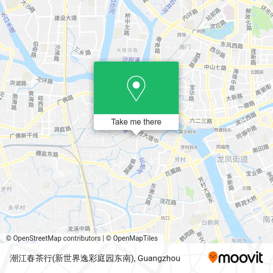 潮江春茶行(新世界逸彩庭园东南) map