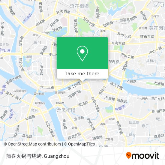 蒲喜火锅与烧烤 map