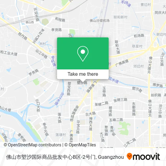 佛山市塱沙国际商品批发中心B区-2号门 map