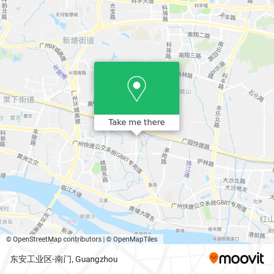 东安工业区-南门 map
