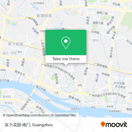 富力花园-南门 map