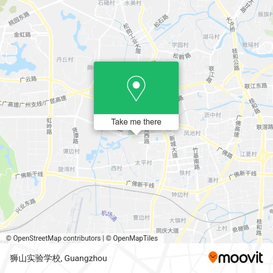 狮山实验学校 map