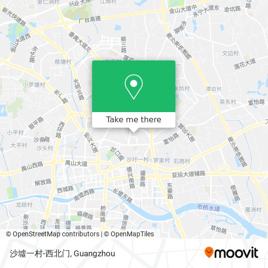 沙墟一村-西北门 map