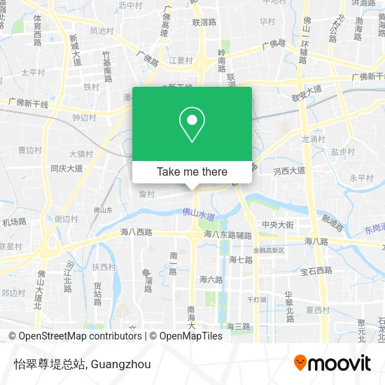 怡翠尊堤总站 map