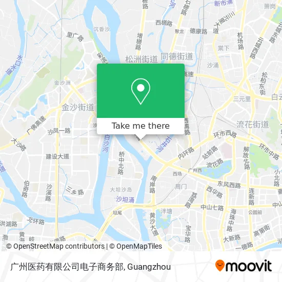广州医药有限公司电子商务部 map