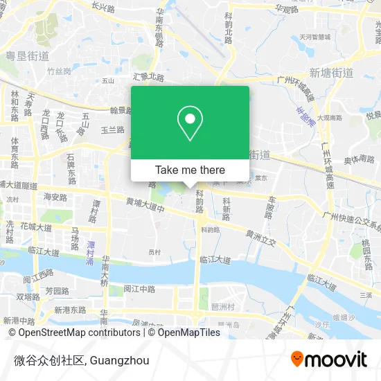 微谷众创社区 map