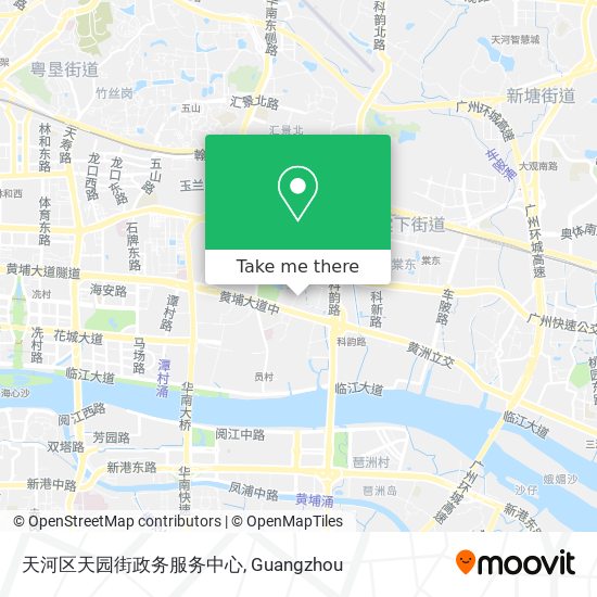 天河区天园街政务服务中心 map