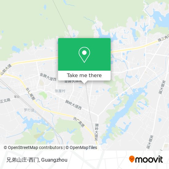 兄弟山庄-西门 map