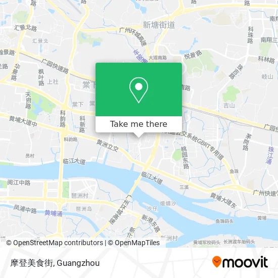 摩登美食街 map
