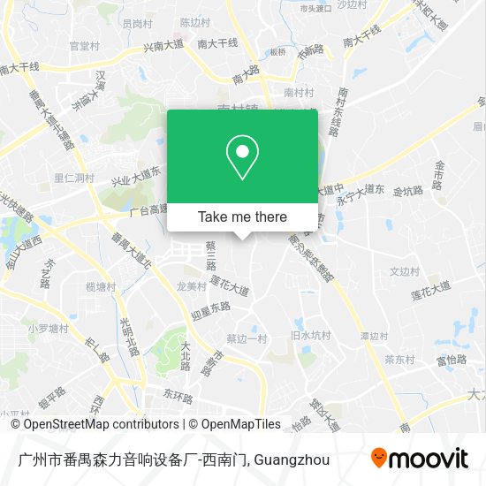 广州市番禺森力音响设备厂-西南门 map