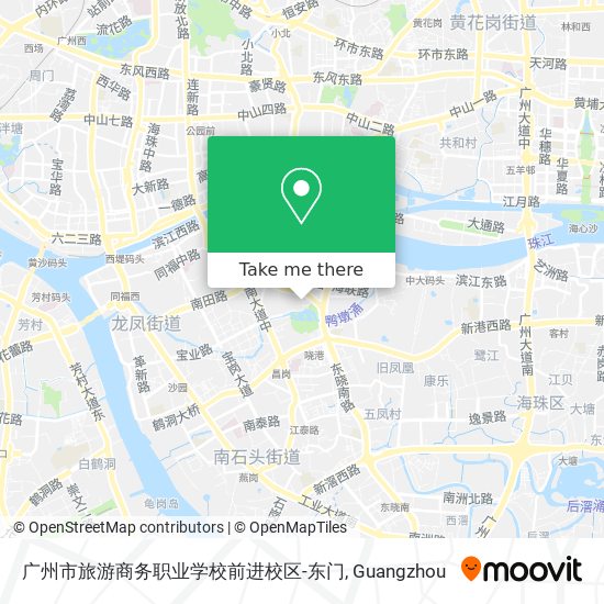 广州市旅游商务职业学校前进校区-东门 map