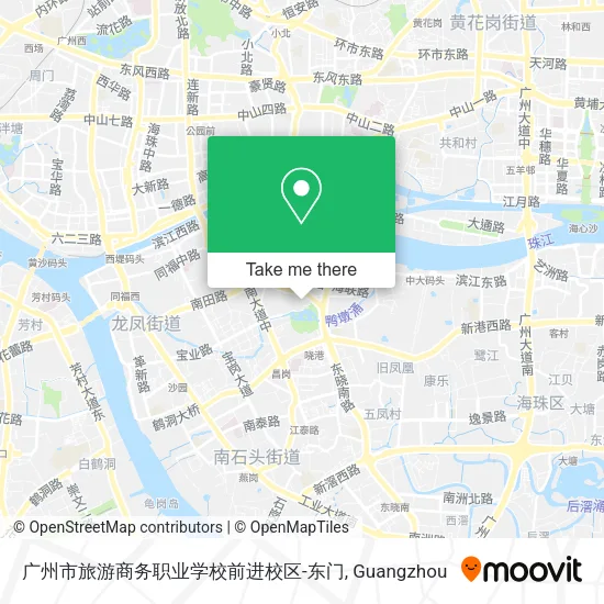 广州市旅游商务职业学校前进校区-东门 map