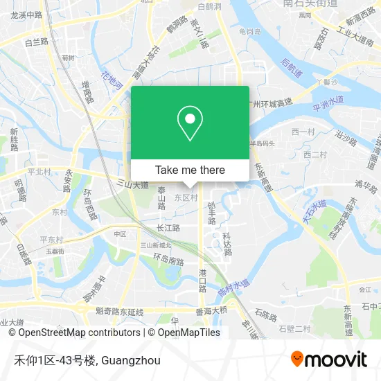 禾仰1区-43号楼 map