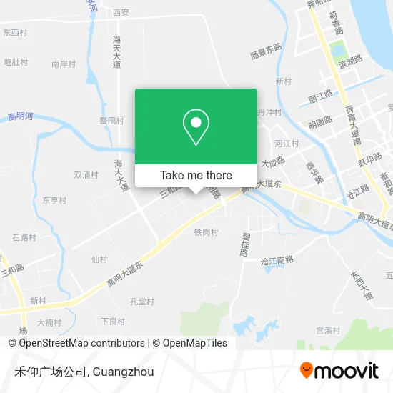 禾仰广场公司 map