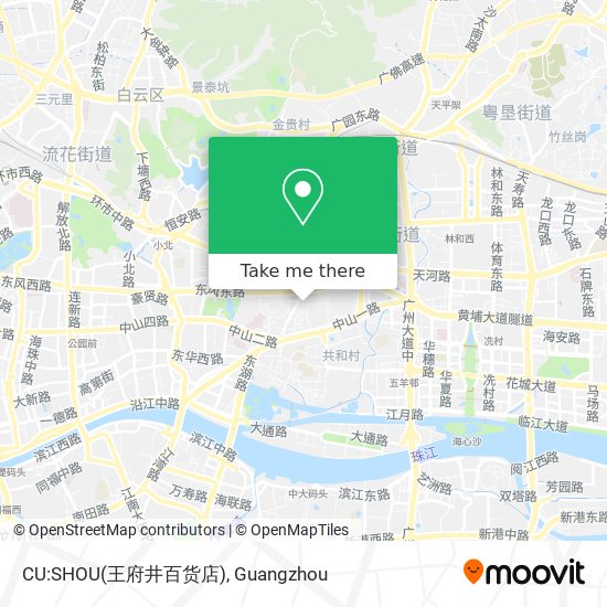 CU:SHOU(王府井百货店) map