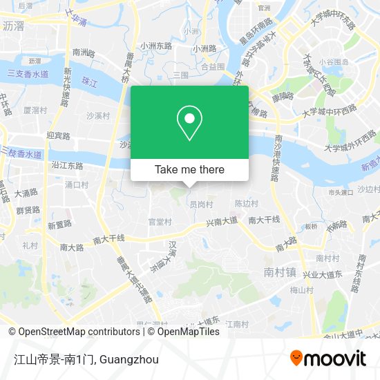江山帝景-南1门 map