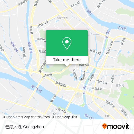 进港大道 map
