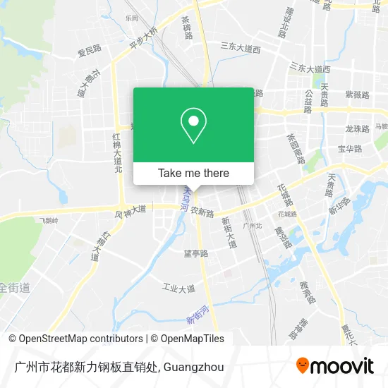 广州市花都新力钢板直销处 map