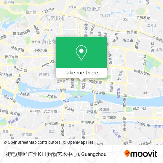 街电(鮨匠广州K11购物艺术中心) map