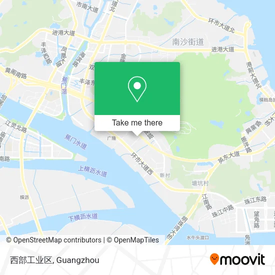 西部工业区 map
