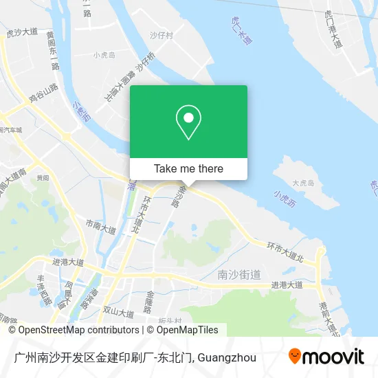 广州南沙开发区金建印刷厂-东北门 map