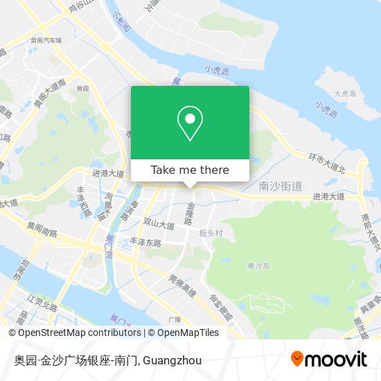 奥园·金沙广场银座-南门 map