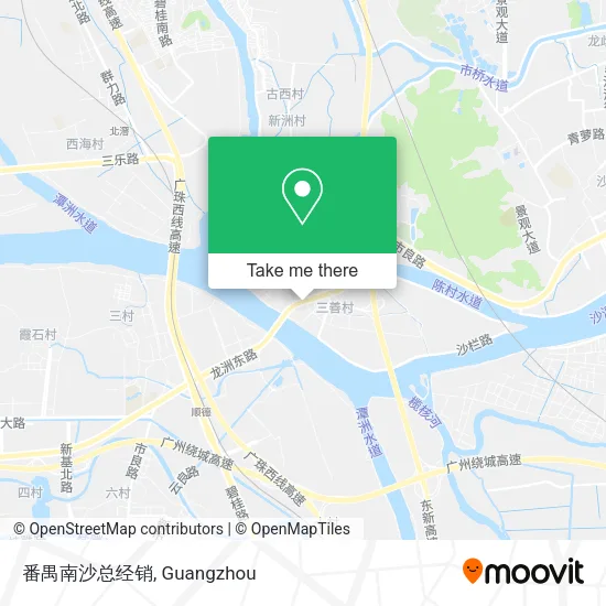 番禺南沙总经销 map