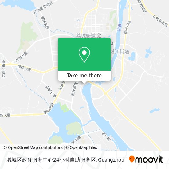 增城区政务服务中心24小时自助服务区 map