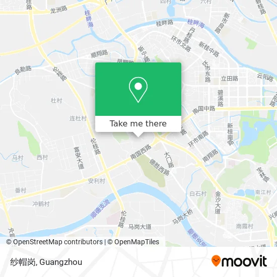 纱帽岗 map
