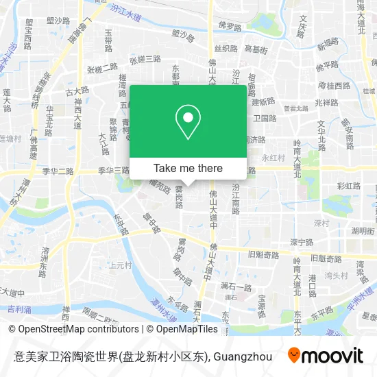 意美家卫浴陶瓷世界(盘龙新村小区东) map