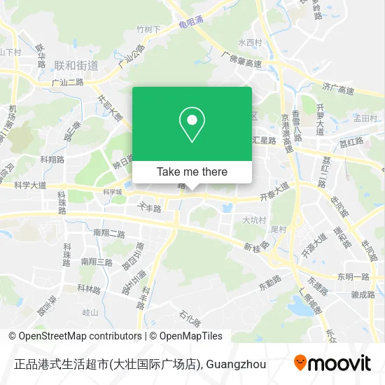 正品港式生活超市(大壮国际广场店) map
